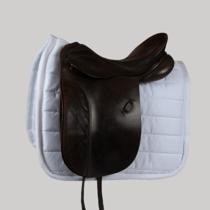 White Dressage Premier Saddle Pad